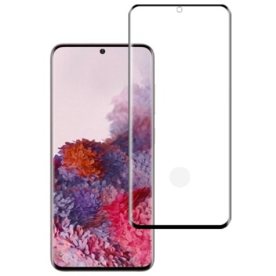 Samsung Galaxy S20 (G980) Mocolo Tempered Glass melns ekrāna aizsargstikls | Vacins.lv