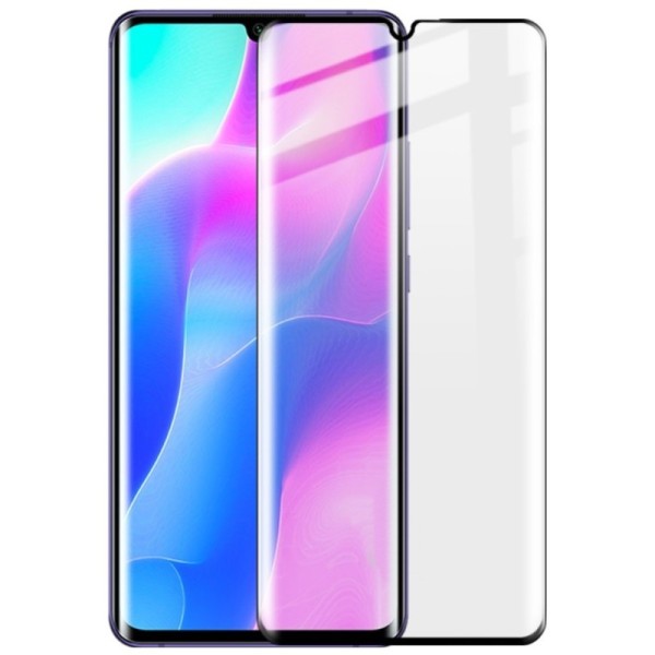 „Calans“ Tempered Glass pilnīgi aizsedzams ekrāna aizsargstikls 0.2 mm - melns (Mi Note 10 / Mi Note 10 Pro / Mi Note 10 Lite)