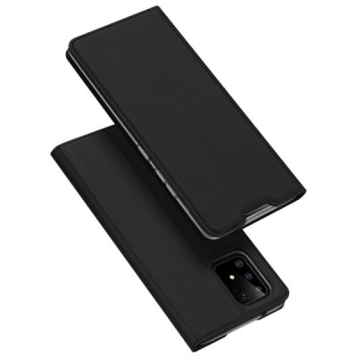 „Dux Ducis“ Skin серии Samsung Galaxy S10 Lite (G970) чёрный кожаный чехол-книжка | Vacins.lv