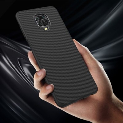 Xiaomi Redmi Note 9 Pro твердый силиконовый чехол из TPU чёрного цвета | Vacins.lv