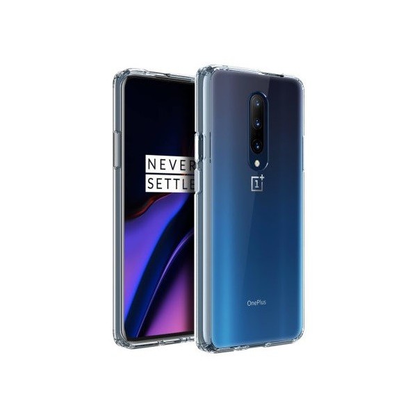 Твердый силиконовый (TPU) чехол - прозрачный (OnePlus 7)