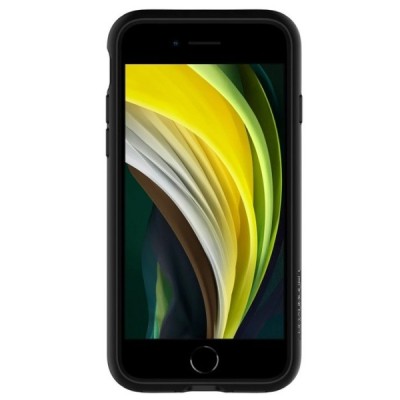 „Spigen“ Slim Armor CS Apple iPhone 7 / 8 / SE 2020 твердый силиконовый чехол (TPU) - чёрный / Vacins.lv