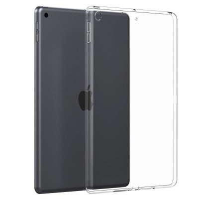 Apple iPad mini 4 (iPad mini 2019) твердый силиконовый прозрачный чехол из TPU - задняя часть | Vacins.lv