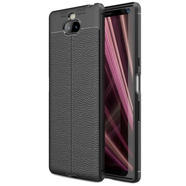 „FOCUS“ твердый силиконовый чехол (TPU) - черный (Xperia 10)