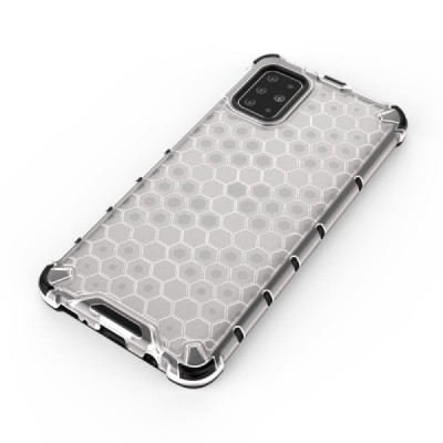 Honeycomb pastiprinātas aizsardzības dzidrs Samsung Galaxy A51 (A515) apvalks | Vacins.lv