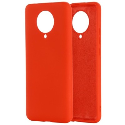 Xiaomi Poco F2 Pro Shell cieta silikona (TPU) sarkans apvalks | vacins.lv