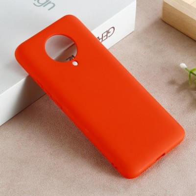 Xiaomi Poco F2 Pro Shell cieta silikona (TPU) sarkans apvalks | vacins.lv