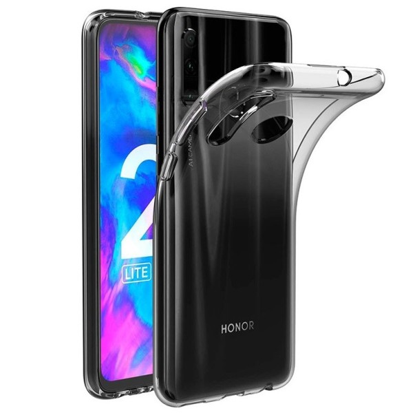 Твердый силиконовый чехол (TPU) - прозрачный (Honor 20 Lite)