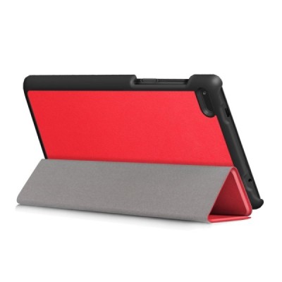 Lenovo Tab 7 Essential (7104F) atvēramais sarkans maciņš | Vacins.lv