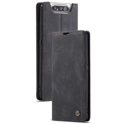 Samsung Galaxy A80 (A805F) CaseMe Retro открываемый, чёрного цвета, кожаный чехол – книжка | Vacins.lv