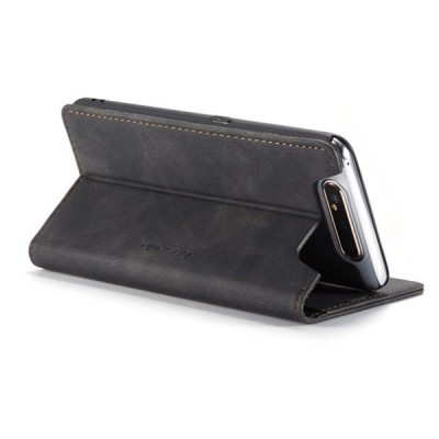 Samsung Galaxy A80 (A805F) CaseMe Retro открываемый, чёрного цвета, кожаный чехол – книжка | Vacins.lv