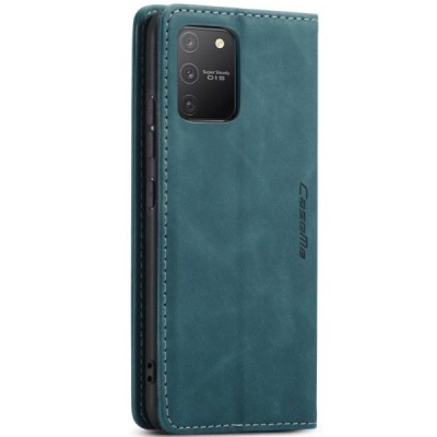 Samsung Galaxy S10 Lite (G970) CaseMe Retro открываемый, зелёного цвета, кожаный чехол – книжка | Vacins.lv