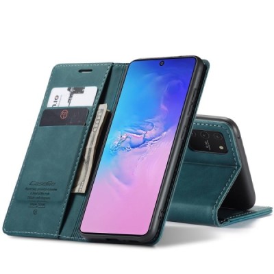 Samsung Galaxy S10 Lite (G970) CaseMe Retro открываемый, зелёного цвета, кожаный чехол – книжка | Vacins.lv