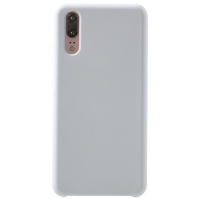 Huawei P20 Shell cieta silikona (TPU) apvalks - balts | vacins.lv