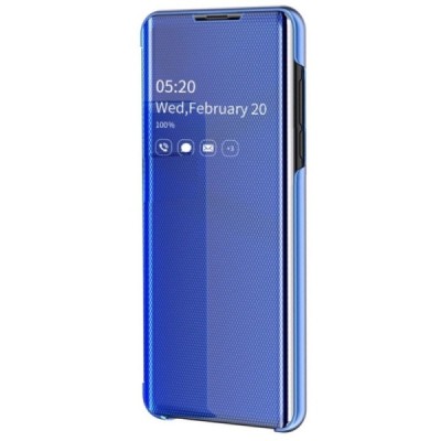 Huawei P30 открываемый синий пластиковый чехол-книжка | Vacins.lv
