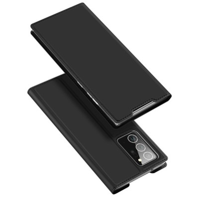 „Dux Ducis“ Skin серии Samsung Galaxy Note 20 Ultra (N986F) чёрный кожаный чехол-книжка | Vacins.lv