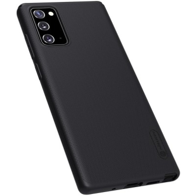 Samsung Galaxy Note 20 (N980F) Nillkin Frosted Shield melns plastmasas futrālis | Vacins.lv