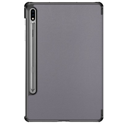 Samsung Galaxy Tab S7 11" (T875, T870) atvēramais pelēks maciņš | Vacins.lv