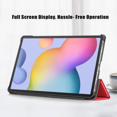 Samsung Galaxy Tab S7 11" (T875, T870) atvēramais sarkans maciņš | Vacins.lv