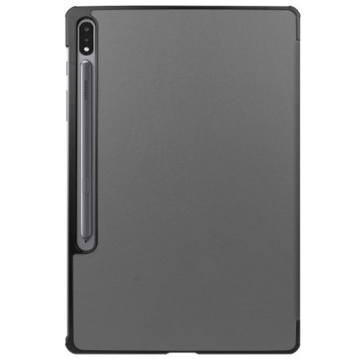 Samsung Galaxy Tab S7+ 12.4" (T976) atvēramais pelēks maciņš | Vacins.lv