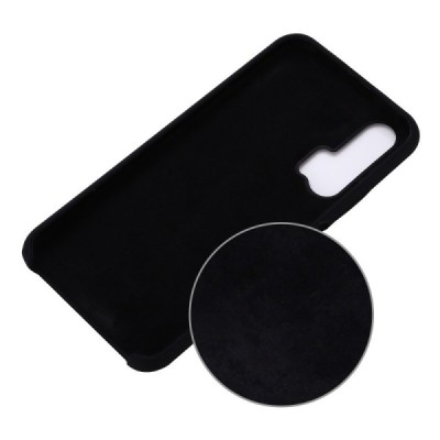 Huawei Honor 20 Pro Shell cieta silikona (TPU) melns apvalks | vacins.lv