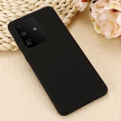 Samsung Galaxy S20 Ultra (G988) Shell (TPU) твердый силиконовый чехол - чёрный | Vacins.lv