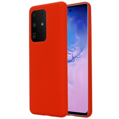 Samsung Galaxy S20 Ultra (G988) Shell (TPU) твердый силиконовый чехол - красный | Vacins.lv