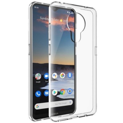Nokia 5.3 (2020) „Imak“ cieta silikona (TPU) dzidrs apvalks | vacins.lv