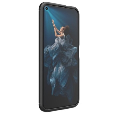 Huawei Honor 20 Pro „Carbon“ твердый силиконовый чехол (TPU) - черный | Vacins.lv