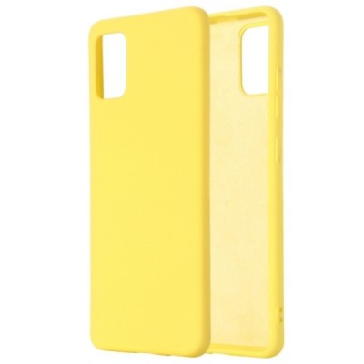 Samsung Galaxy A71 (A715F) Shell (TPU) твердый силиконовый чехол - жёлтый | Vacins.lv