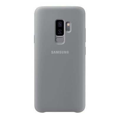 Samsung Galaxy S9+ (G965) „Samsung“ Silicone Cover твердый силиконовый чехол серого цвета | Vacins.lv