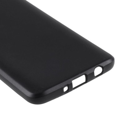 Samsung Galaxy A51 (A515F) твердый силиконовый (TPU) чехол чёрный | Vacins.lv