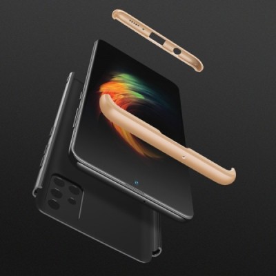 Samsung Galaxy A51 (A515) Thin Fit 360“  zelta futrālis apmāles sarkanā krāsā | Vacins.lv