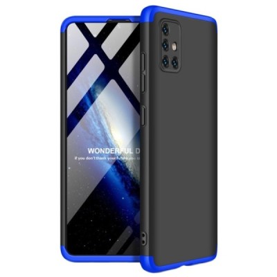 Samsung Galaxy A51 (A515) Thin Fit 360“  zelta futrālis apmāles zilā krāsā | Vacins.lv