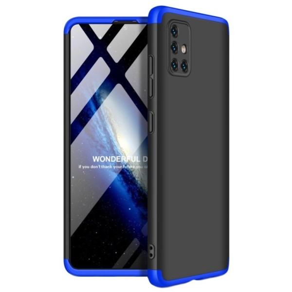 Thin Fit 360“ futrālis - melns / zils (Galaxy A51)