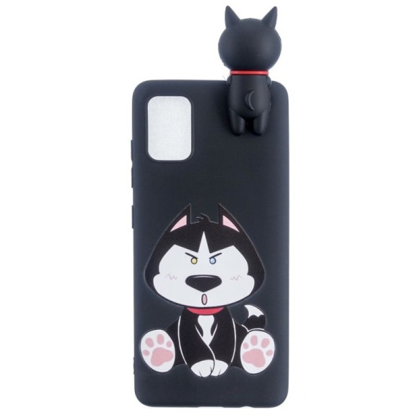 „Black Dog“ твердый силиконовый (TPU) чехол - чёрный (Galaxy A41)