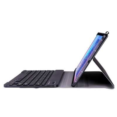 Samsung Galaxy Tab S6 10.5 (T865, T860) чехол-книжка из черной кожи с беспроводной клавиатурой Bluetooth | Vacins.lv