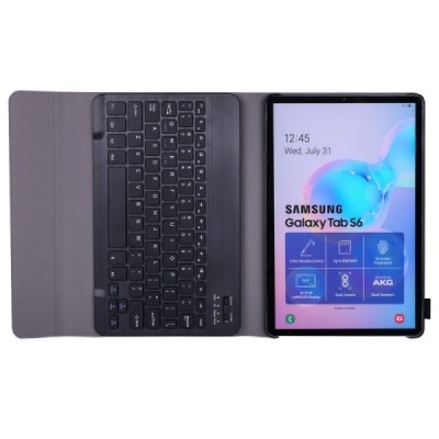 Samsung Galaxy Tab S6 10.5 (T865, T860) чехол-книжка из черной кожи с беспроводной клавиатурой Bluetooth | Vacins.lv
