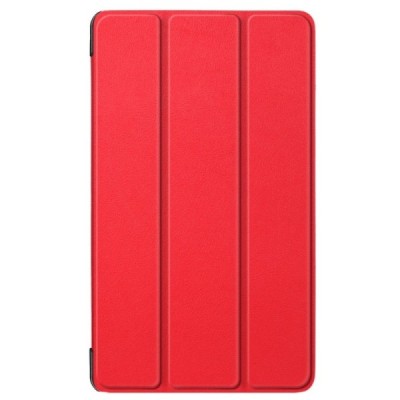 Lenovo Tab E7 (TB-7104F) красный кожаный чехол-книжка (складной) | Vacins.lv