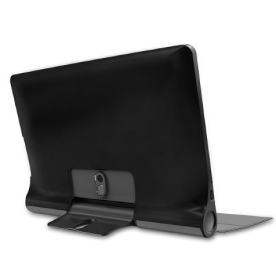 Lenovo Yoga Smart Tab 10.1 (YT-X705F, YT-X705L) серый кожаный чехол-книжка (складной) | Vacins.lv