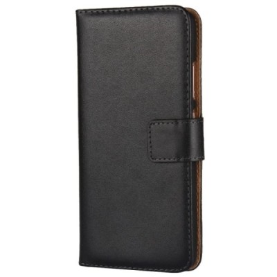 Huawei P10 (Huawei Ascend P10) atvēramais ādas melns Casual vāciņš (maks) | Vacins.lv