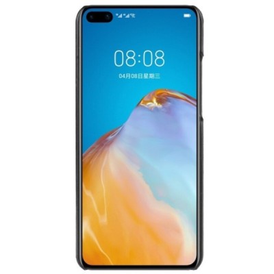 Slim Leather Huawei P40 melns ādas apvalks | Vacins.lv