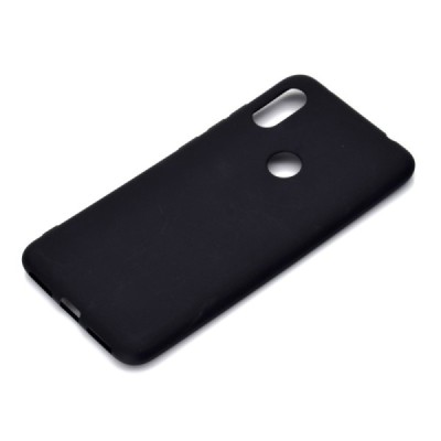 Твердый силиконовый чехол (TPU) для Huawei Y6 2019 (Y6 Prime 2019) - чёрный | Vacins.lv