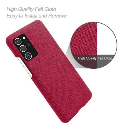 Samsung Galaxy Note 20 (N980F) „Fashion“ sarkans cieta silikona apvalks | vacins.lv