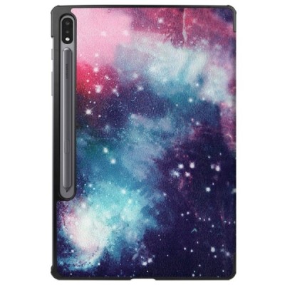 Samsung Galaxy Tab S7+ 12.4" (T976) „Cosmo“ atvēramais krāsains maciņš | Vacins.lv