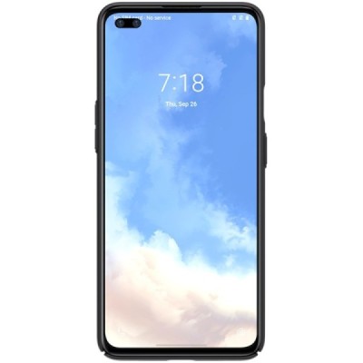 Nillkin Frosted Shield OnePlus Nord melns plastmasas futrālis | Vacins.lv