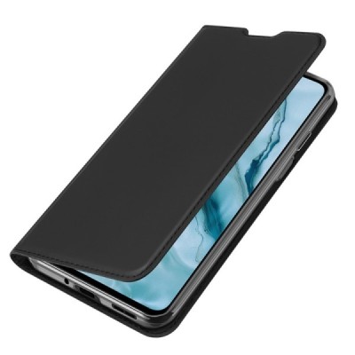 „Dux Ducis“ Skin серии OnePlus Nord чёрный кожаный чехол-книжка | Vacins.lv