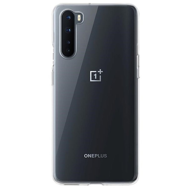 Твердый силиконовый чехол (TPU) - прозрачный (OnePlus Nord)