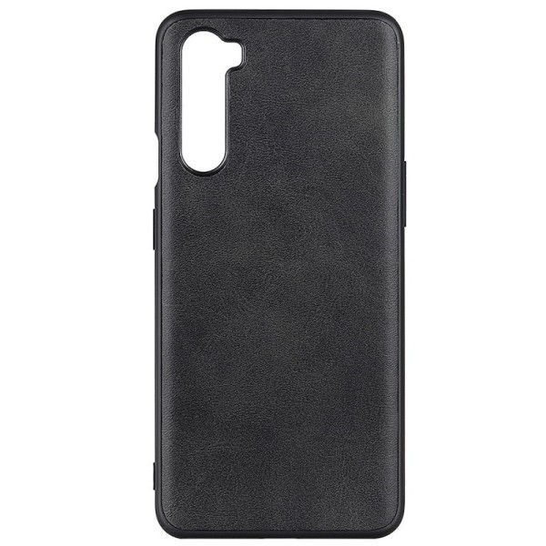 Slim Leather ādas apvalks - melns (OnePlus Nord)