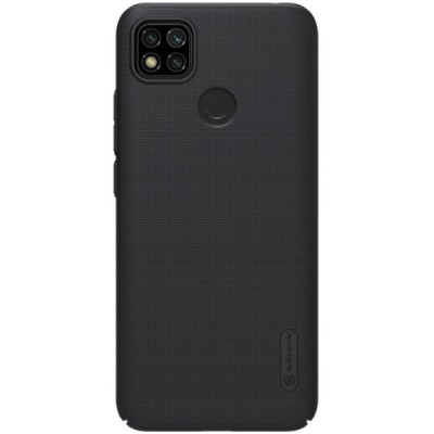 Xiaomi Redmi 9C Nillkin Frosted Shield черный пластиковый чехол | Vacins.lv